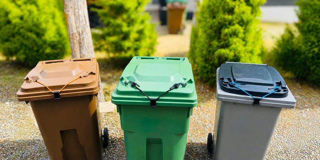 Comment protéger vos bacs contre les animaux et le vent - BinClip