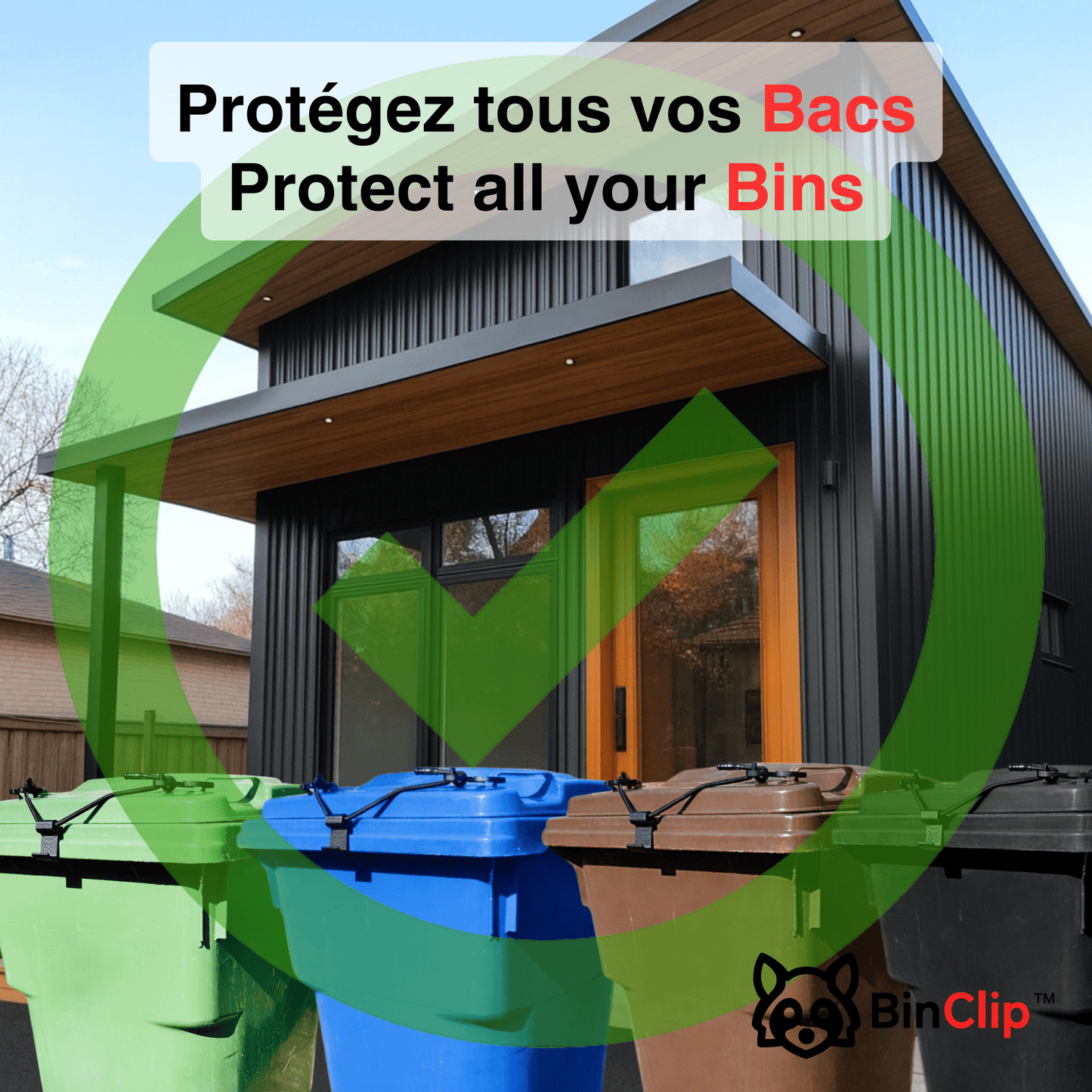 BinClip™ – Complet Couleur | BinSmart | Made in Canada