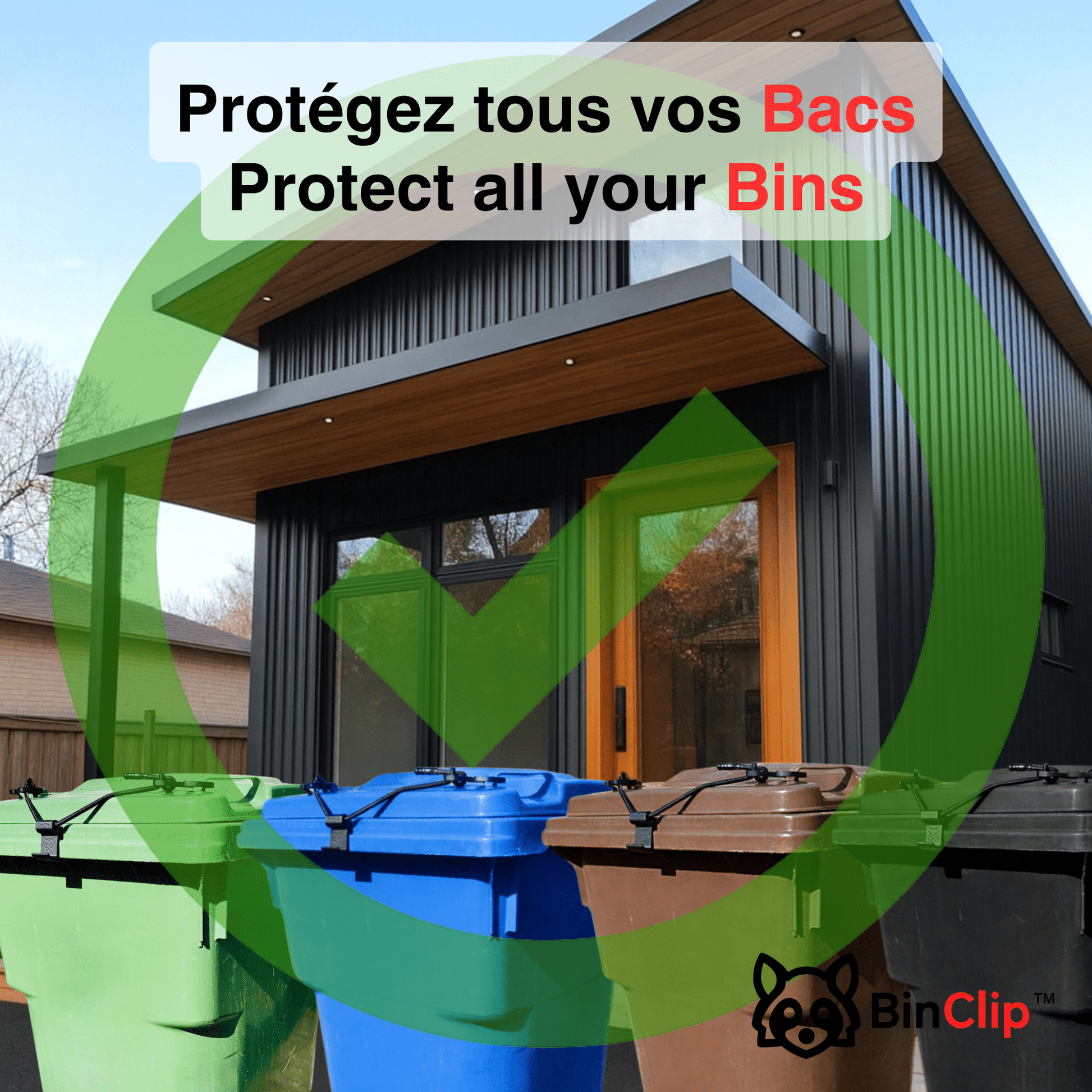 BinClip™ – Complet Couleur | BinSmart | Made in Canada